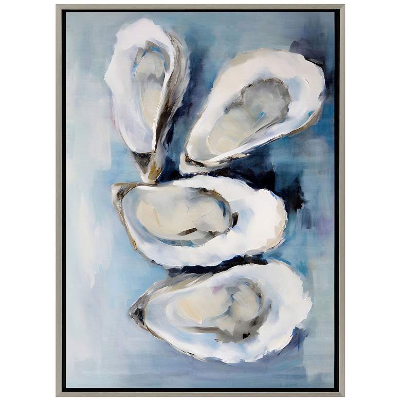 Image 1 Four Oysters 26"W x 36"H Canvas