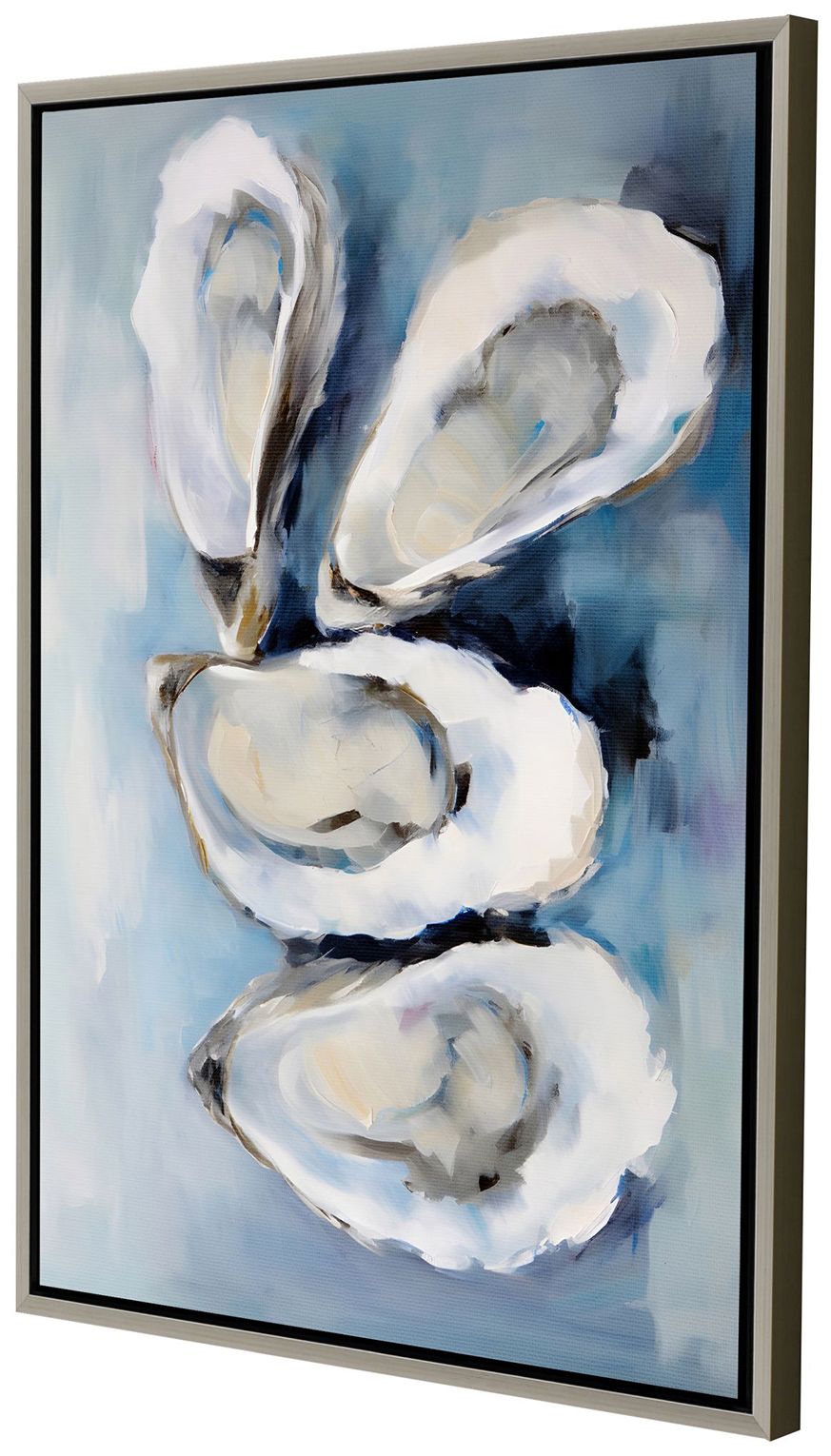 Image 2 Four Oysters 26"W x 36"H Canvas more views