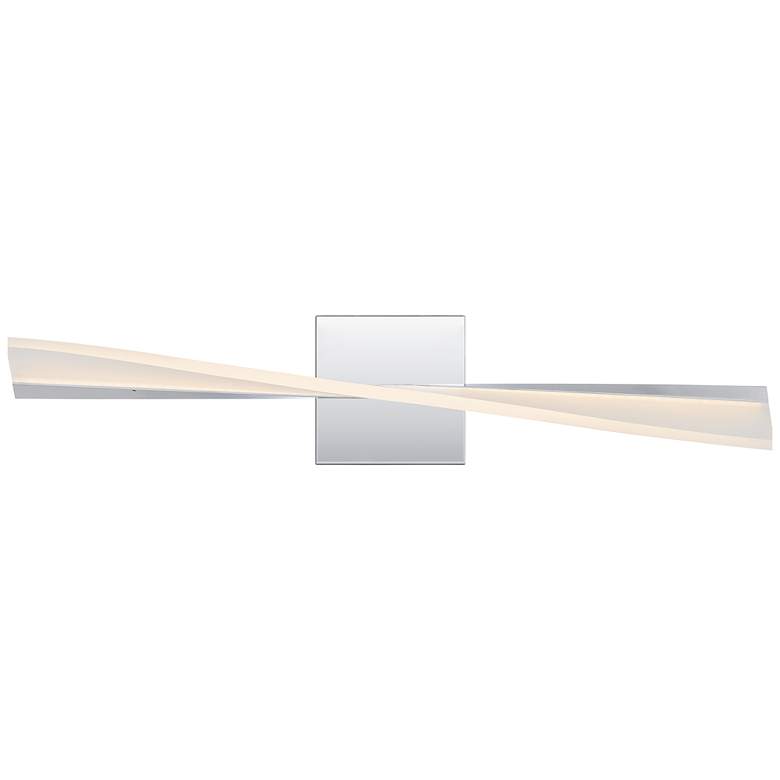 Image 1 Fox Integrated LED Polished Chrome Bath Light with CCT Switch