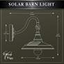 Watch A Video About the Foxglove Dark Bronze Solar LED Barn Light