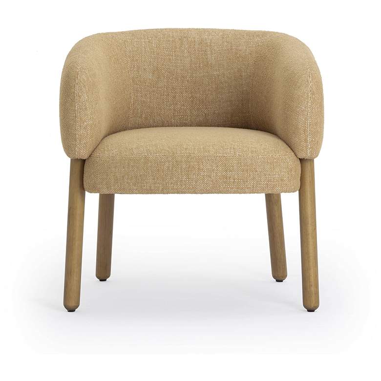 Image 2 Foxy Honey Textured Fabric Accent Chair more views