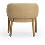 4_Foxy Honey Textured Fabric Accent Chair more views