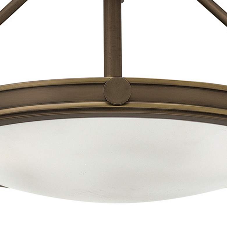 Image 2 Foyer Collier-Small Semi-Flush Mount-Light Oiled Bronze more views