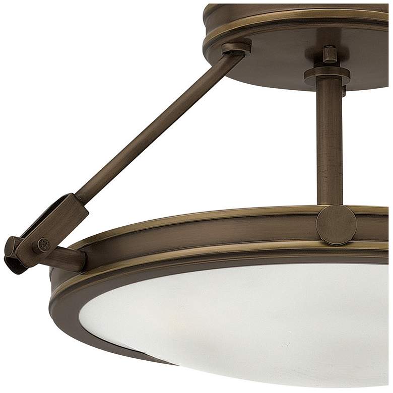 Image 4 Foyer Collier-Small Semi-Flush Mount-Light Oiled Bronze more views