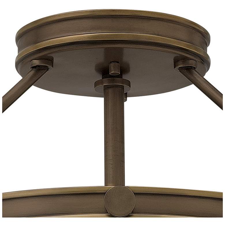 Image 5 Foyer Collier-Small Semi-Flush Mount-Light Oiled Bronze more views
