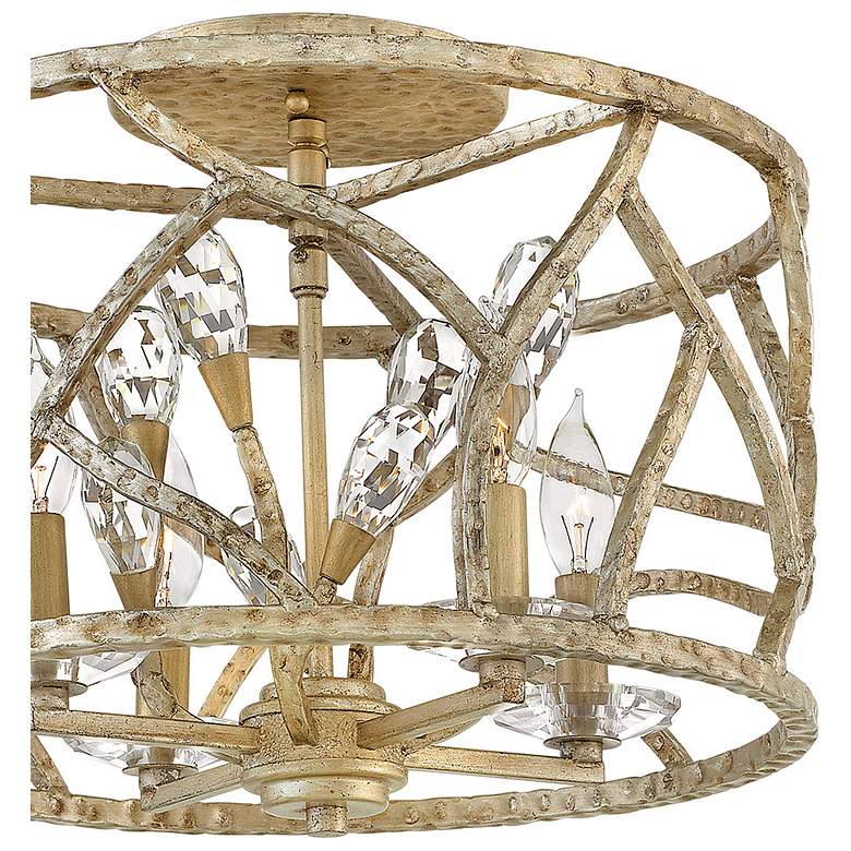 Image 3 Foyer Eve-Medium Convertible Flush Mount-Champagne Gold more views