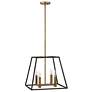 Thumbnail1 of Foyer Fulton-Medium Open Frame Pendant-Bronze