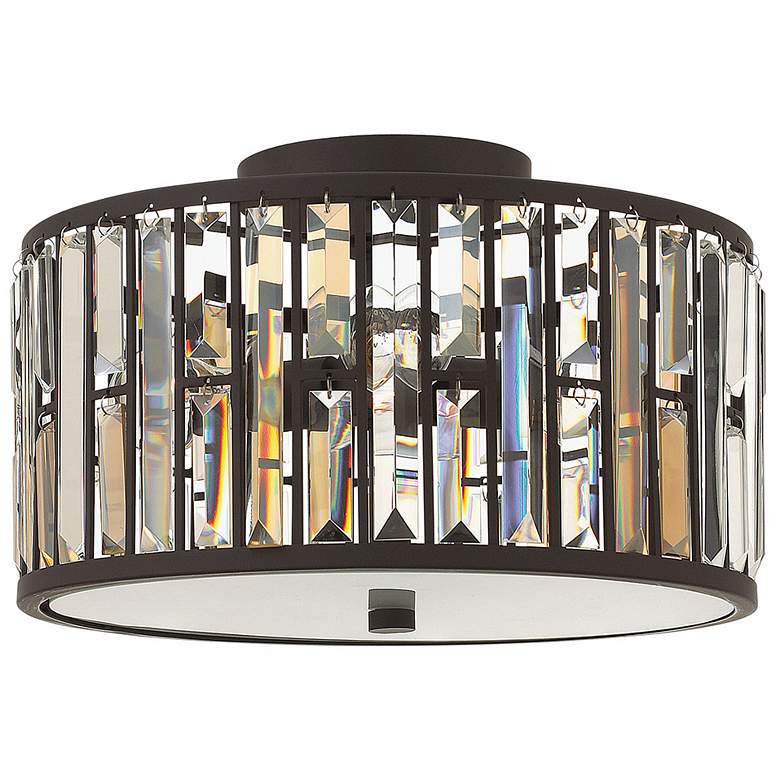 Image 2 Foyer Gemma-Medium Flush Mount-Vintage Bronze