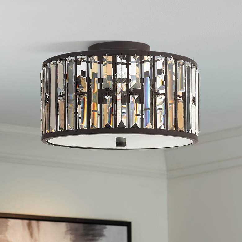 Image 1 Foyer Gemma-Medium Flush Mount-Vintage Bronze