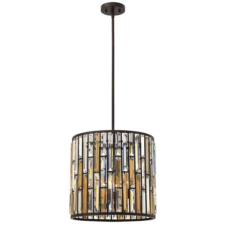 Image 2 Foyer Gemma-Small Convertible Drum-Vintage Bronze
