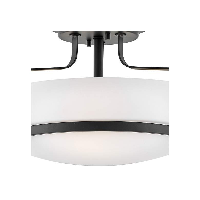 Image 2 Foyer Harper-Medium Semi-Flush Mount-Black more views
