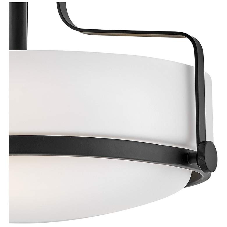 Image 3 Foyer Harper-Medium Semi-Flush Mount-Black more views