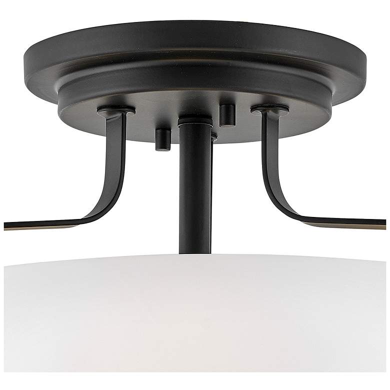 Image 4 Foyer Harper-Medium Semi-Flush Mount-Black more views
