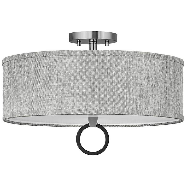 Image 1 Foyer Link-Medium Semi-Flush Mount-Brushed Nickel