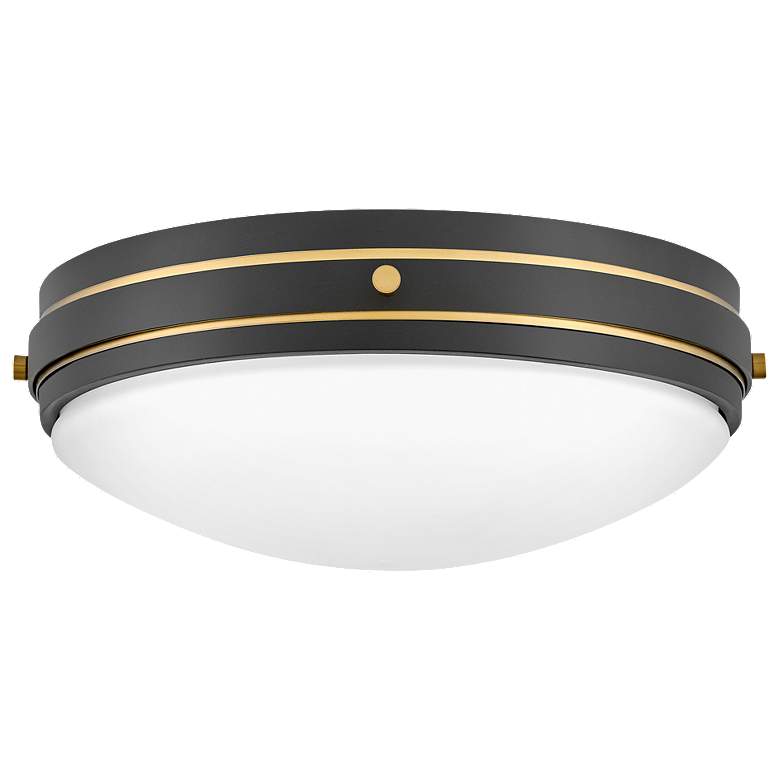 Image 1 Foyer Oliver-Medium Flush Mount-Black