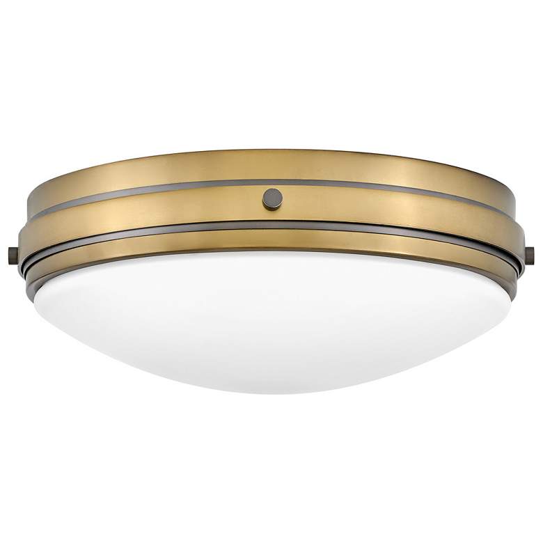 Image 1 Foyer Oliver-Medium Flush Mount-Heritage Brass