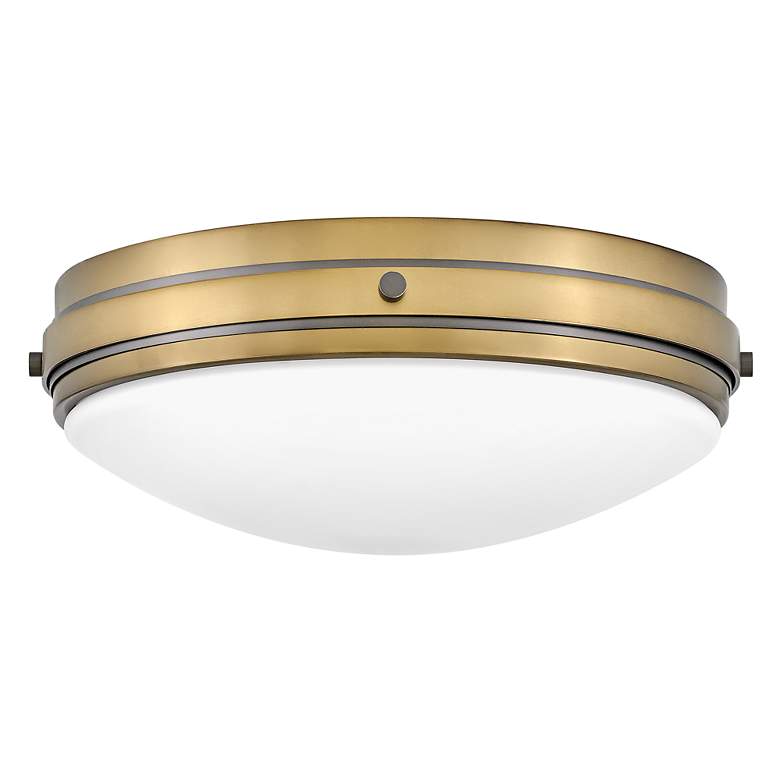 Image 2 Foyer Oliver-Medium Flush Mount-Heritage Brass more views