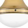 Thumbnail2 of Foyer Oliver-Small Flush Mount-Heritage Brass more views