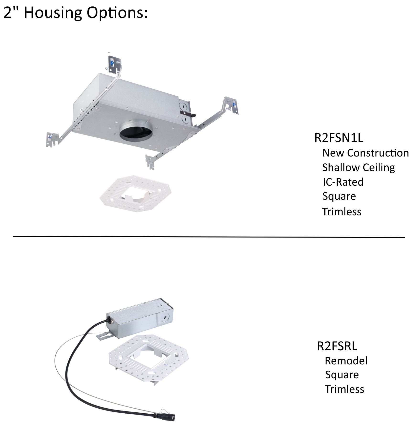 Thumbnail3 of FQ 3.63"H x 2.25"W 1-Light 2" LED in Black more views