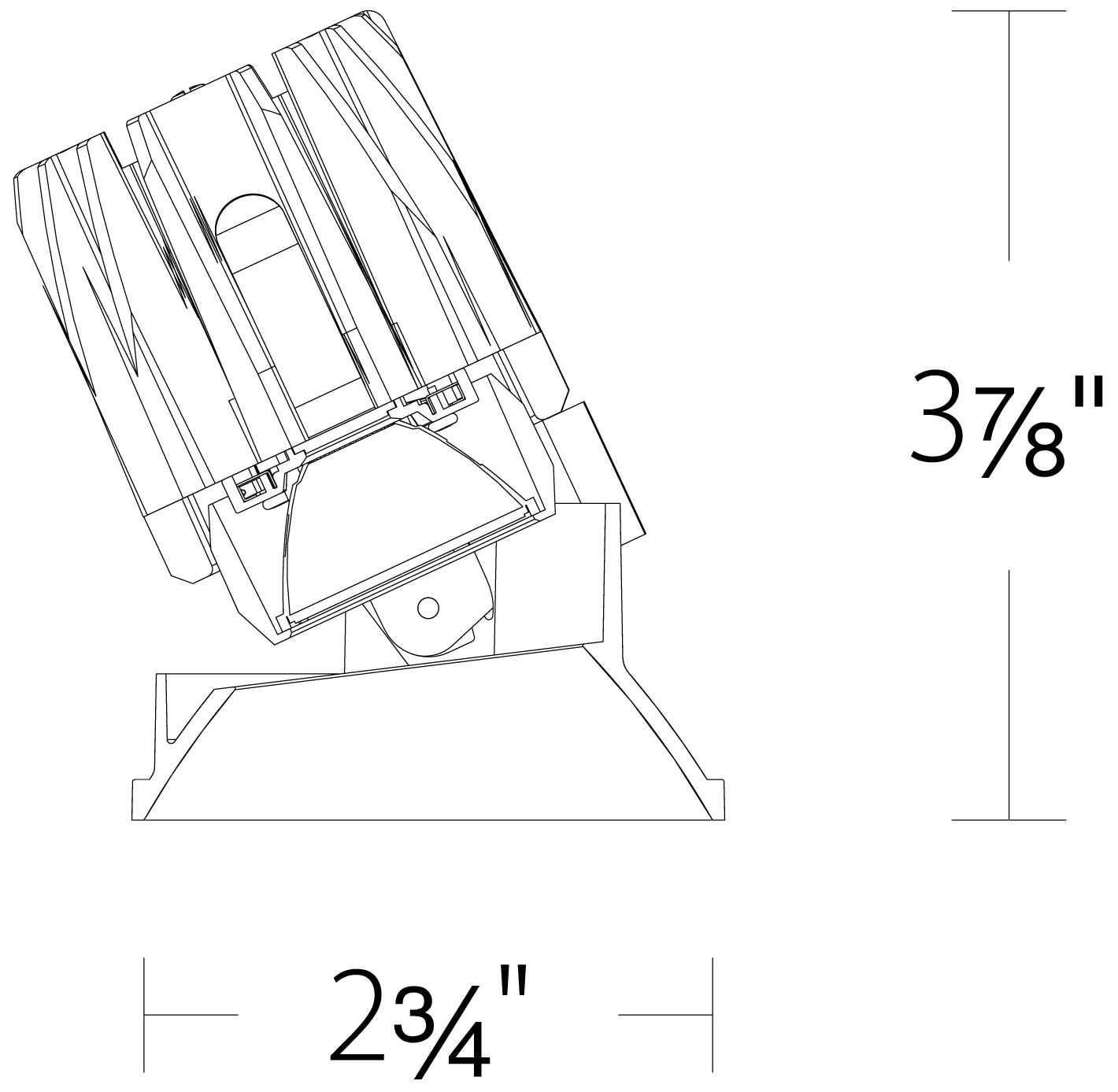 Image 5 FQ 3.88"H x 2.75"W 1-Light 2" LED in Dark Bronze more views