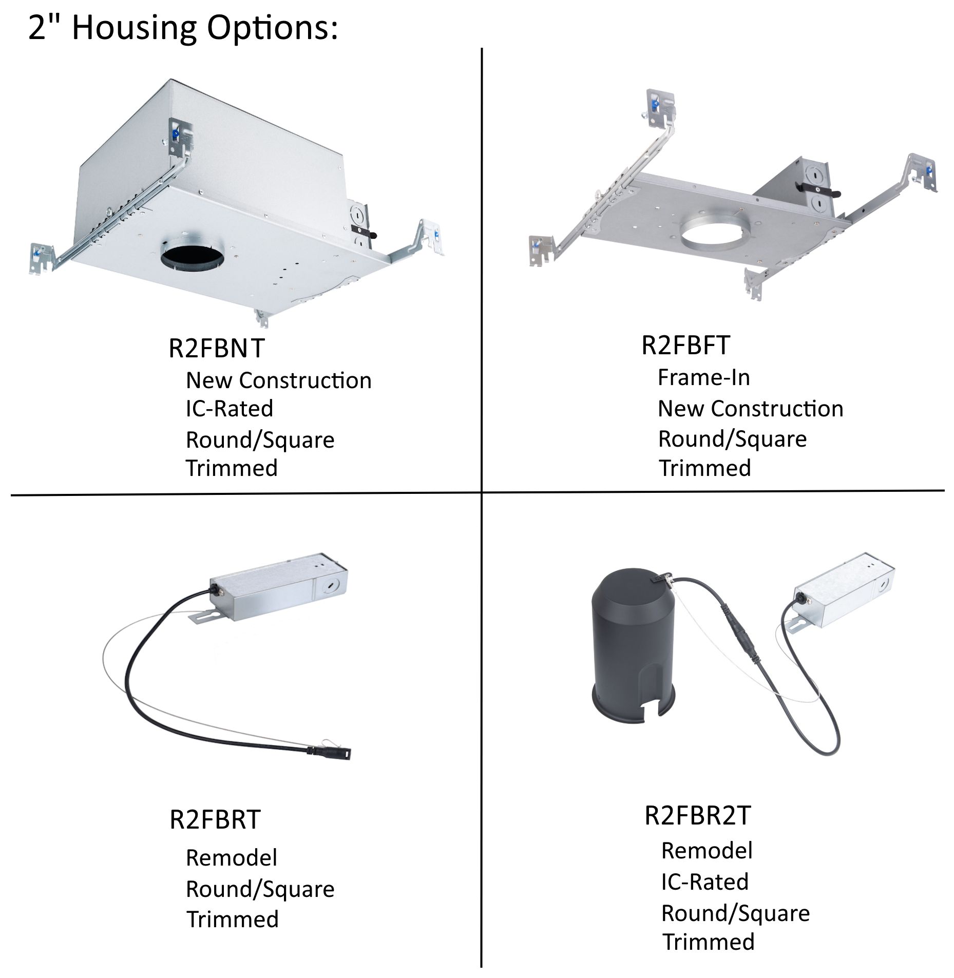Image 4 FQ 4.75"H x 4"W 1-Light 2" LED in Black more views