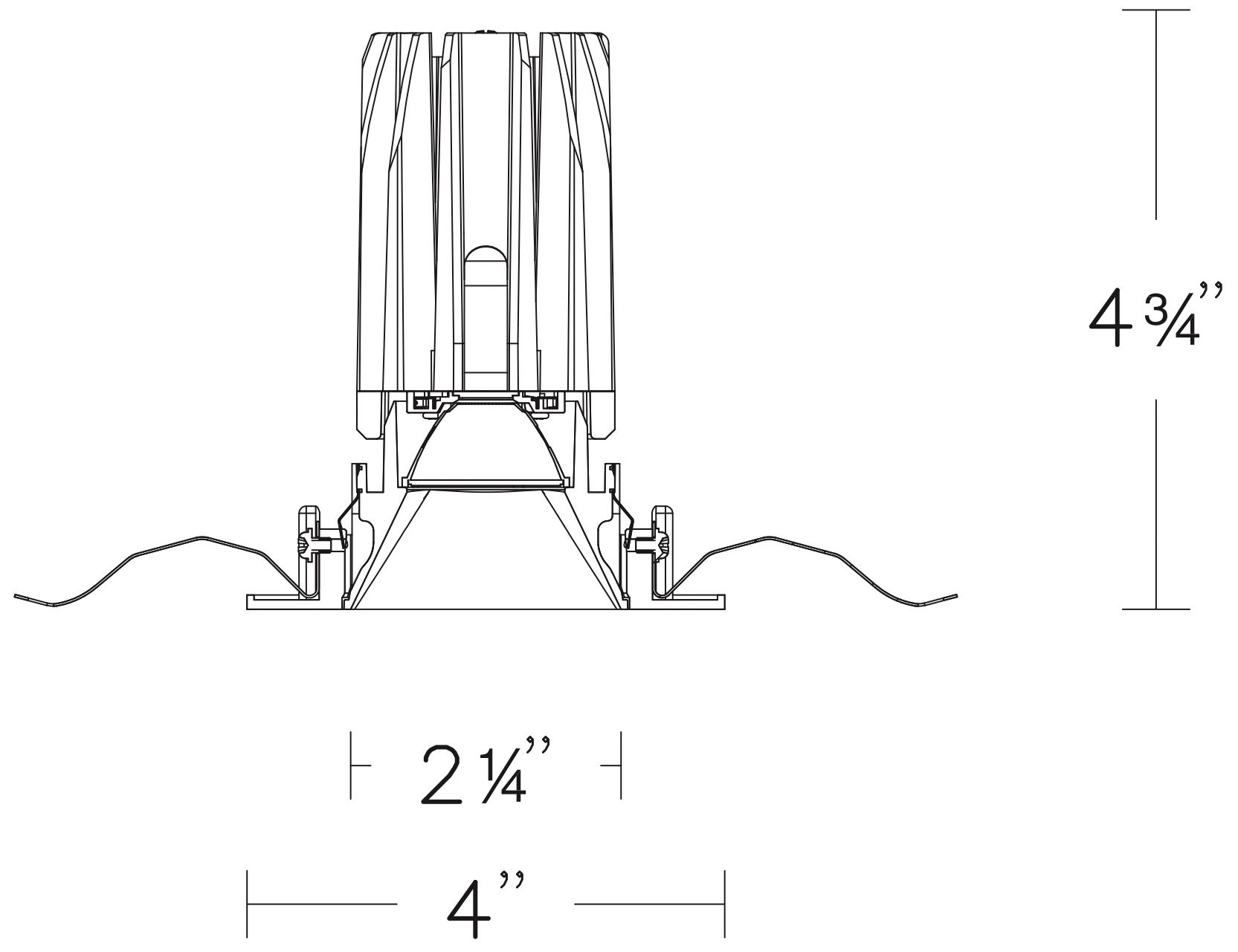 Image 5 FQ 4.75"H x 4"W 1-Light 2" LED in Black more views