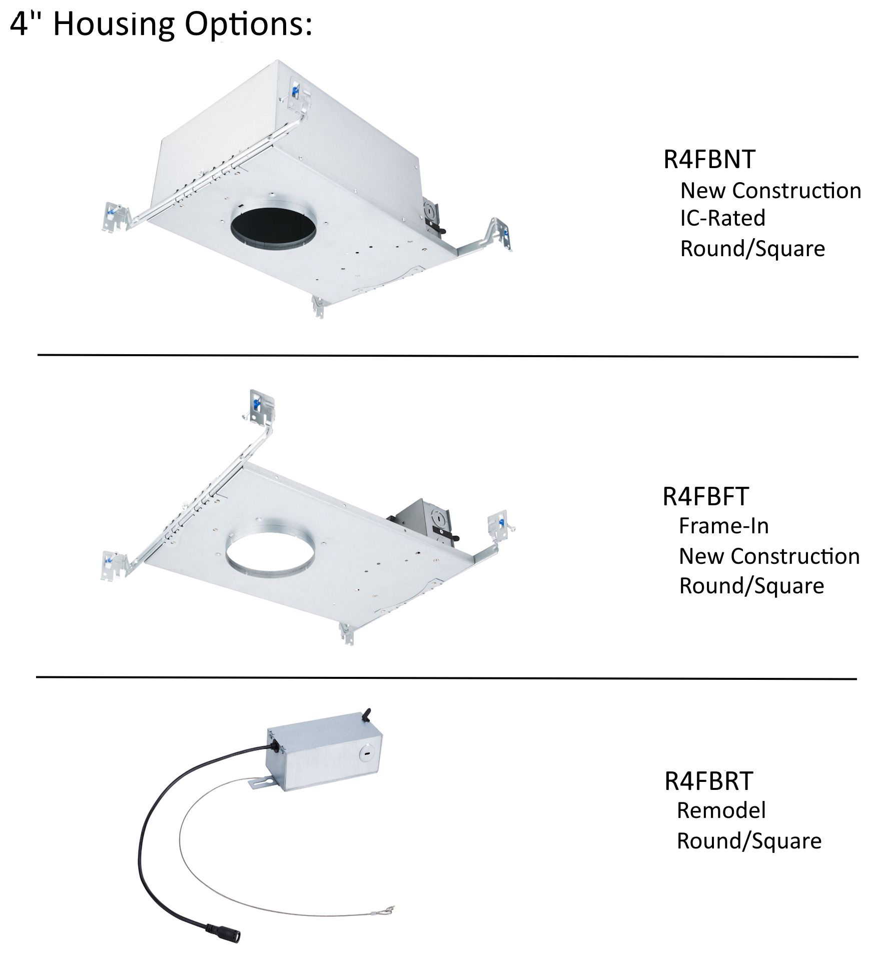 Image 4 FQ 5.5"H x 5.5"W 1-Light 4" LED in Black more views