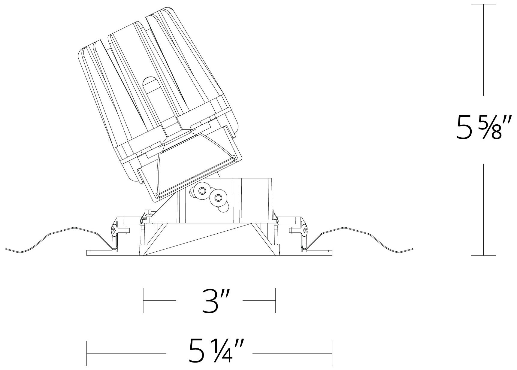 Image 5 FQ 5.63"H x 5.5"W 1-Light 4" LED in Black more views