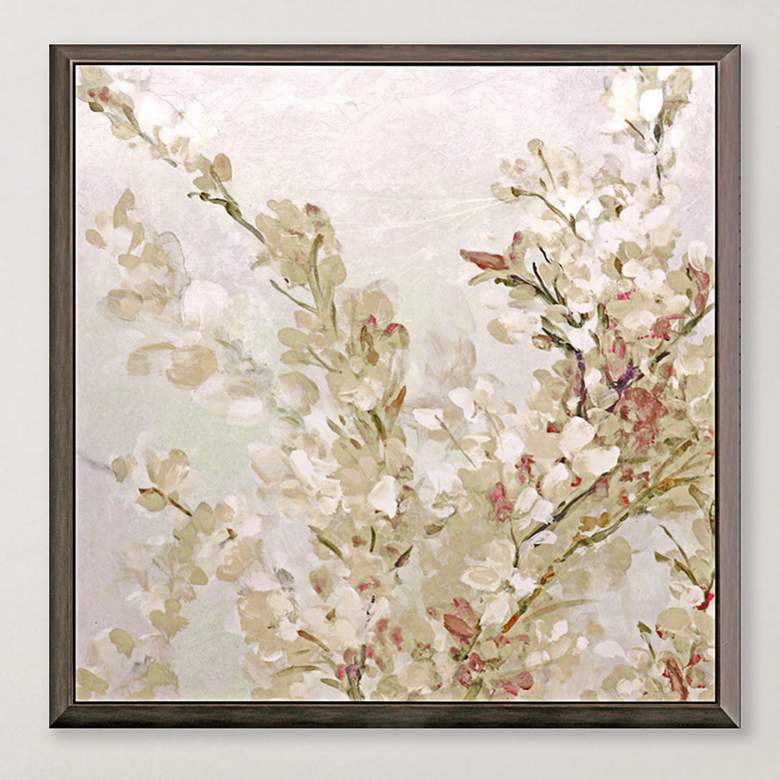 Image 2 Fragile Beauty I 39"W Square Giclee Framed Wall Art Set