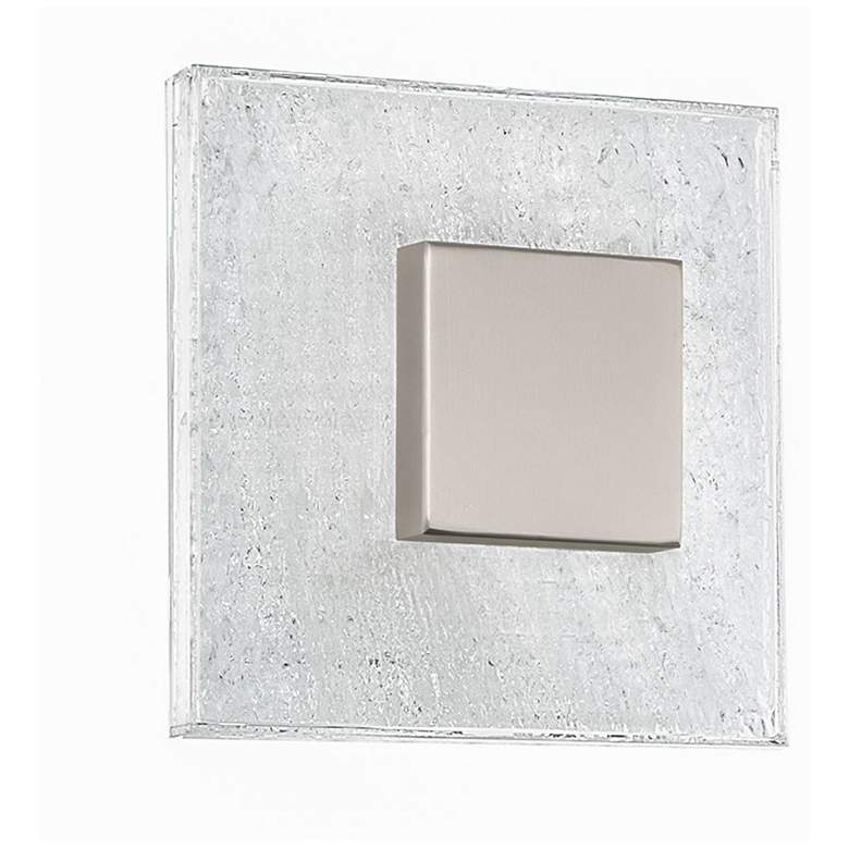 Image 1 Fragment 8 inchH x 8 inchW 1-Light Wall Sconce in Brushed Nickel