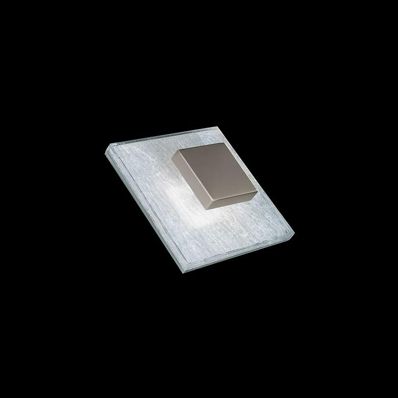 Image 2 Fragment 8"H x 8"W 1-Light Wall Sconce in Brushed Nickel more views