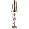 Fragment Antiqued Silver Leaf Buffet Table Lamp