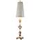 Fragment Collection 38 1/2" High Bone White Metal Table Lamp