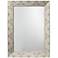 Fragment Gray and Beige 36" x 48" Rectangular Wall Mirror