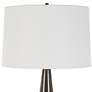 5_Fralin 30 1/2" White Ceramic and Black Iron Table Lamp more views