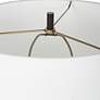 6_Fralin 30 1/2" White Ceramic and Black Iron Table Lamp more views