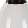 7_Fralin 30 1/2" White Ceramic and Black Iron Table Lamp more views