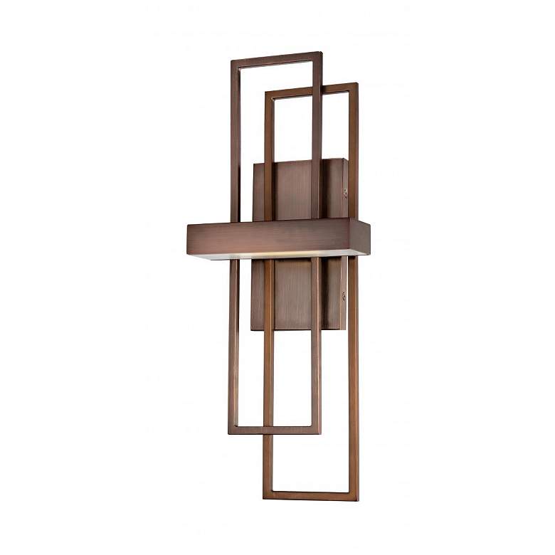 Image 1 Frame; 1 Module Wall Sconce with Frosted Glass