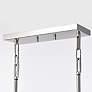 5_Frame 36" Wide Brushed Nickel LED Pendant Light more views