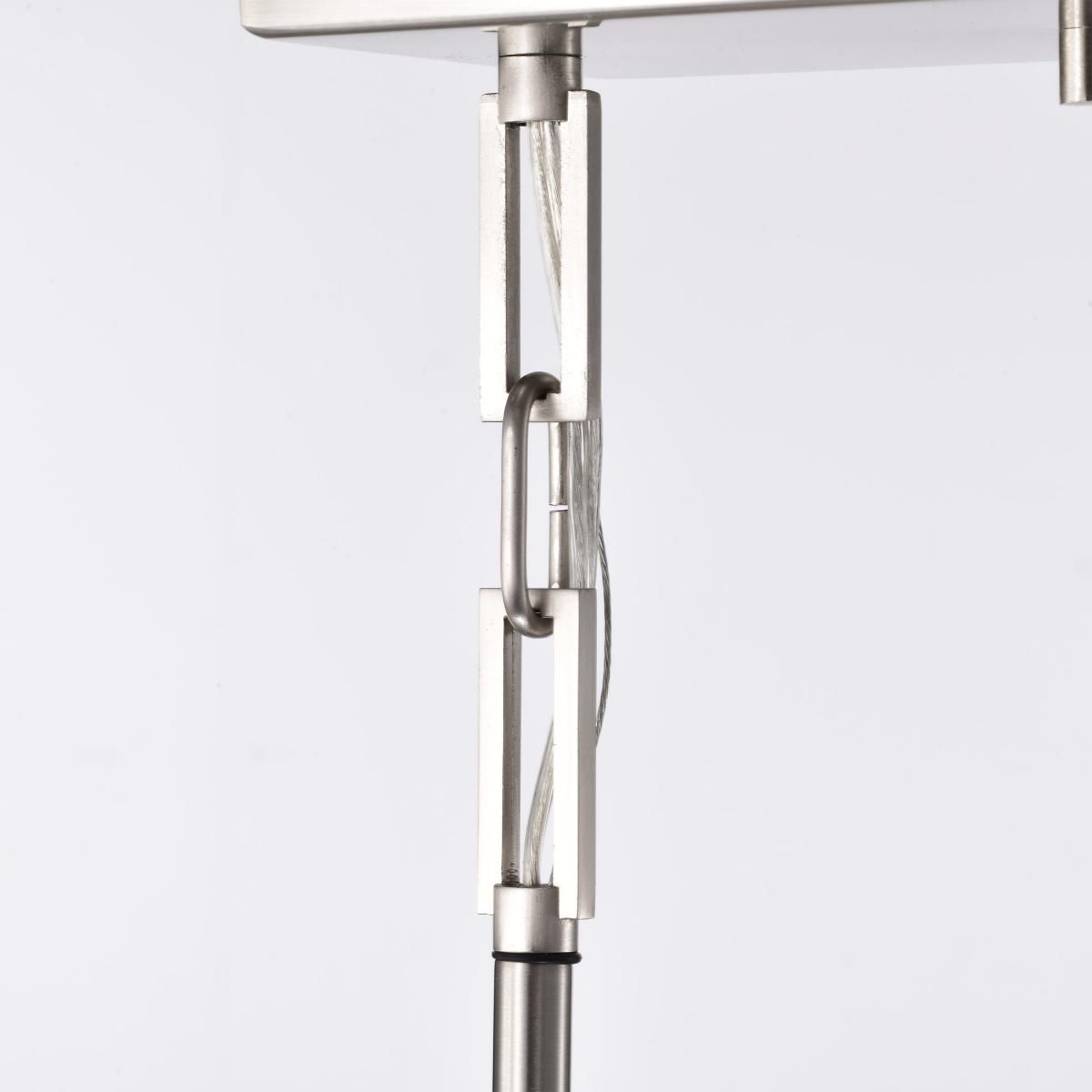 Image 6 Frame 36" Wide Brushed Nickel LED Pendant Light more views