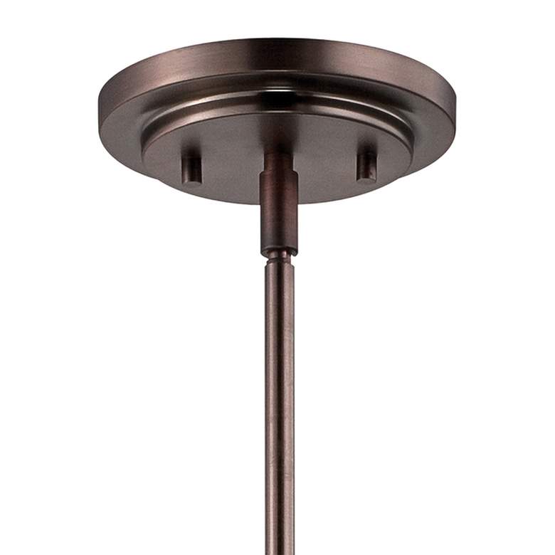 Image 4 Frame 5 3/4" Wide Hazel Bronze LED Mini Pendant Light more views