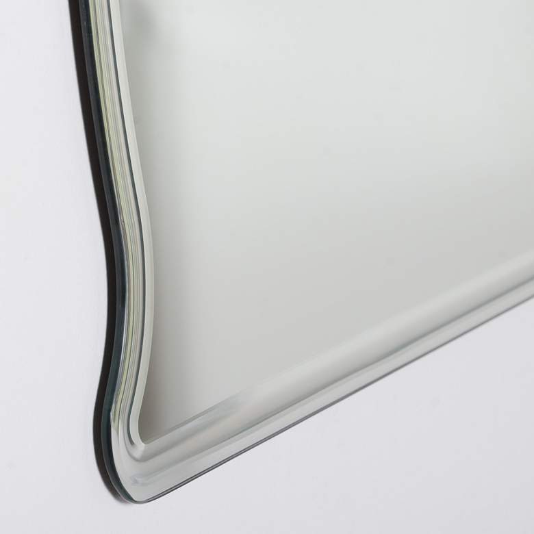 Frameless 39 1/2&quot; x 31 1/2&quot; Oversized Wall Mirror more views