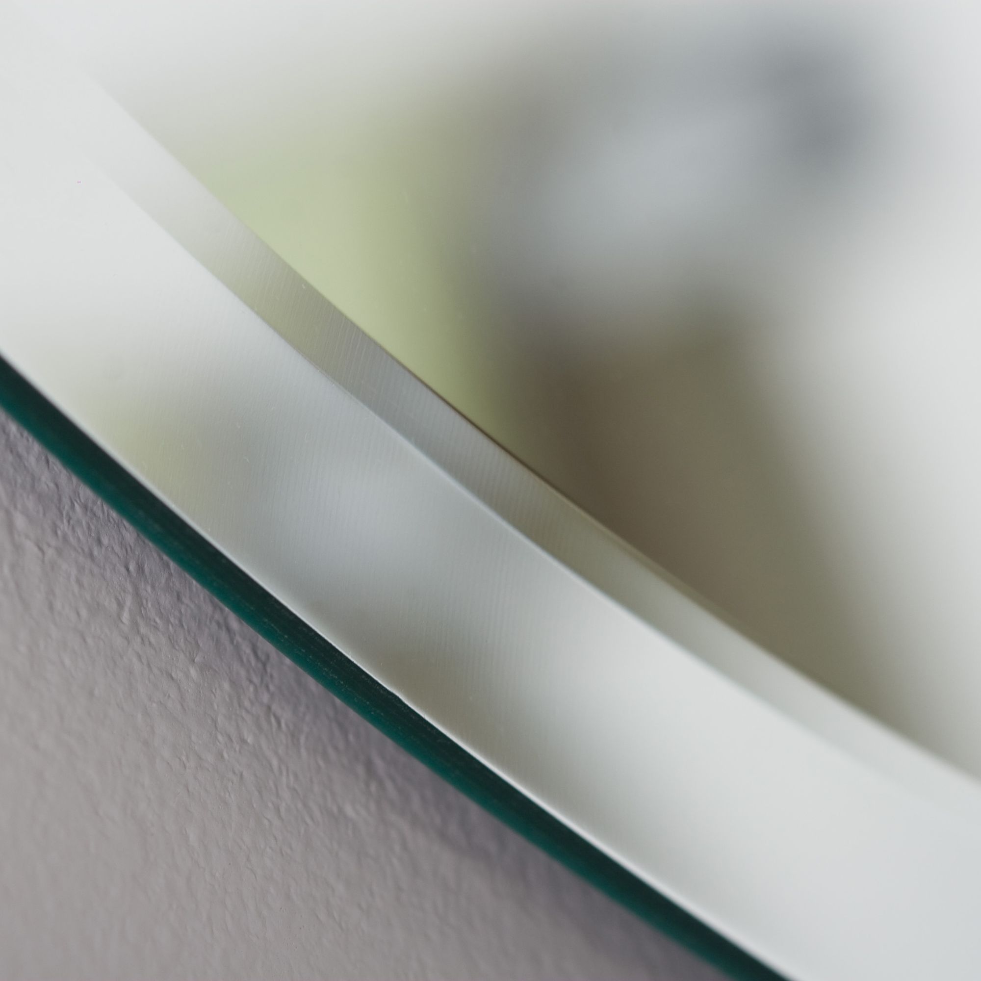 Image 3 Frameless Oval 31 1/2" x 23 1/2" Beveled Wall Mirror more views