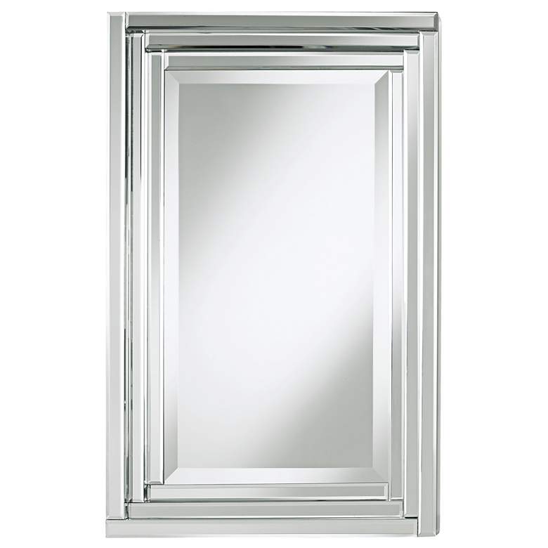 Image 1 Frameless Paneled Box Mirror