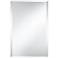Frameless Rectangular 30" x 40" Beveled Wall Mirror