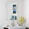Frameless Wave 23 1/2" x 31 1/2" Novelty Wall Mirror