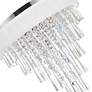 2_Franca 22" Wide Chrome and Off-White 8-Light Ceiling Light more views