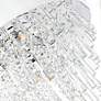3_Franca 22" Wide Chrome and Off-White 8-Light Ceiling Light more views
