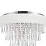 4_Franca 22" Wide Chrome and Off-White 8-Light Ceiling Light more views