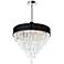 Franca 8 Light Drum Shade Chandelier With Chrome Finish
